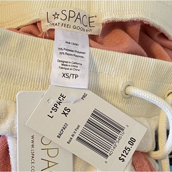 L Space Back At It Pants Joggers Two Tone - Picture 9 of 12